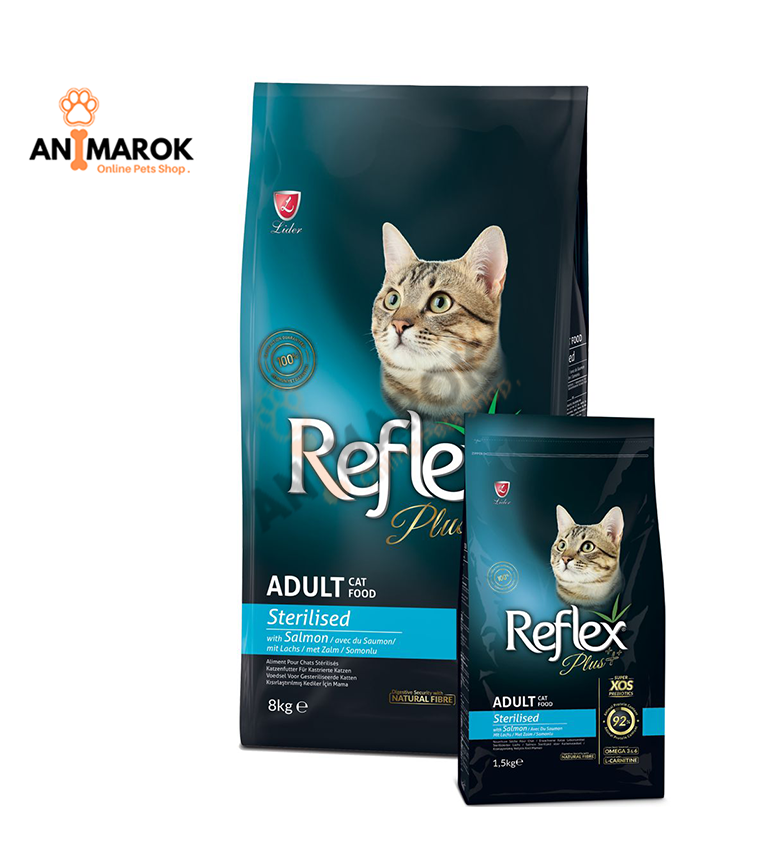 REFLEX Plus Stérilisée pour chats adultes au Saumon