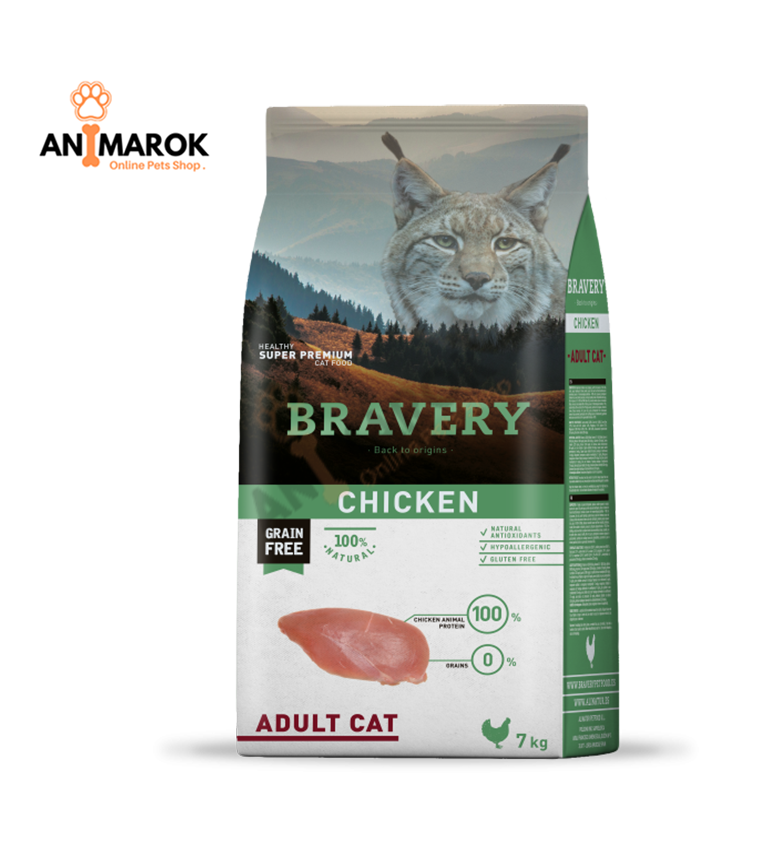 BRAVERY Poulet chat adulte