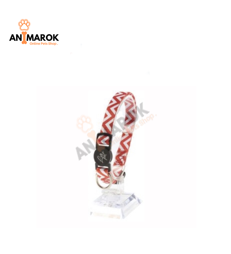 Leopet collier imprimée Mosaïque  couleurs ass