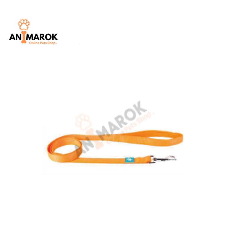 Leopet laisse en nylon Orange ( XS-S/ M- L)