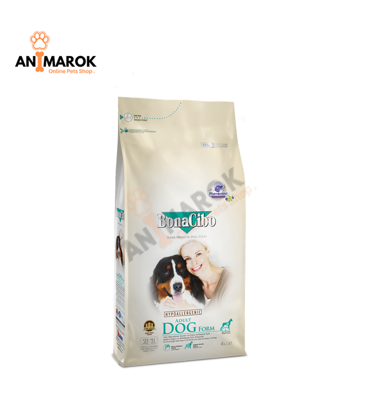 Bonacibo Croquettes Hypoallergéniques pour Chien Senior au Poulet & Riz