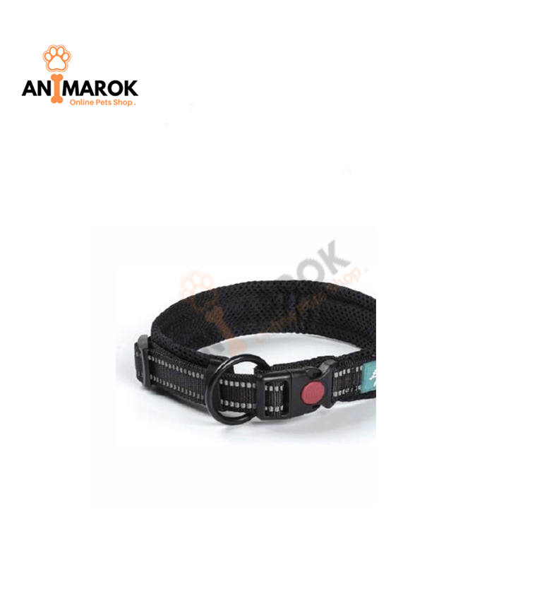 Leopet collier en nylon et maille noir