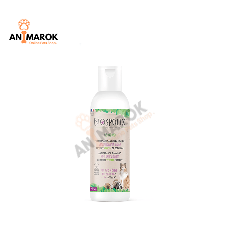 BIOGANCE BIOSPOTIX Shampooing Antiparasitaire Chien 250 ml