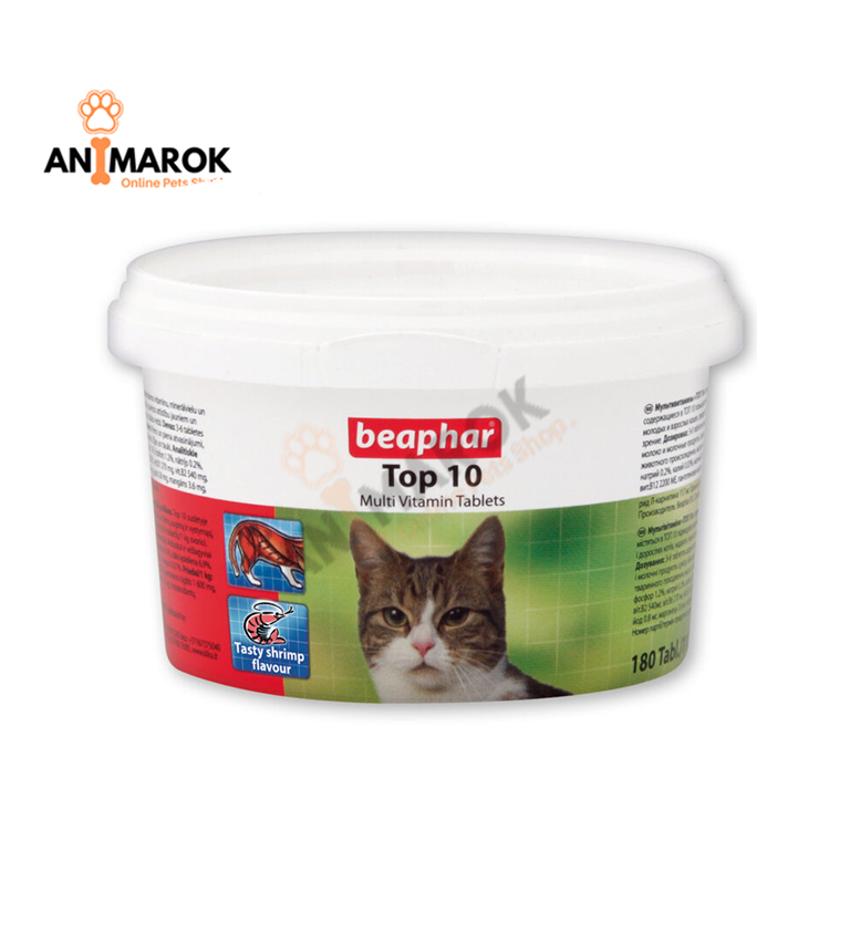 Beaphar Top 10 – Multivitamines pour Chat