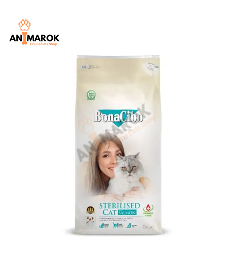 Bonacibo croquettes pour chats stérilisés urinary care ( Salmon )