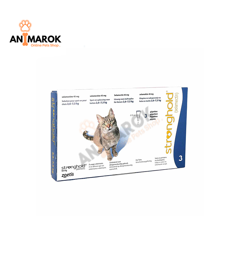 Stronghold® Bleu Chat 2.6-7.5kg